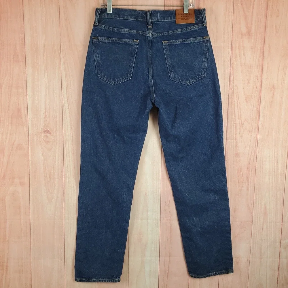 Abercrombie & Fitch Mens Jeans 32X32 Blue Cotton 5-Pockets Design Relaxed-Fit
